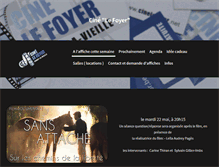 Tablet Screenshot of cinelefoyer.net